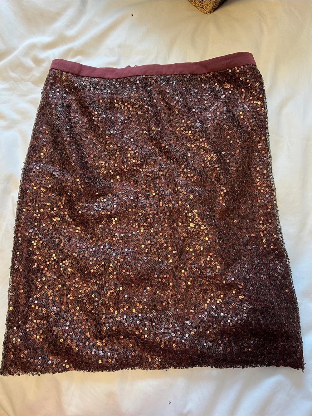 J Crew Sequin Pencil Skirt